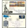 South Africa 1975 Signed Official First Day Covers x (2)