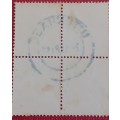Union of SA-Variety Stain on Nurse uniform, bottom Left stamp of a block of 4