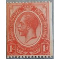 UNION OF SA-1d Coil stamp,RARE Repaired Paper-incomplete WM, Control Nos blocks visible under WM