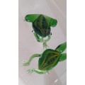 2 x Adorable Murano Frogs Very fine glass art