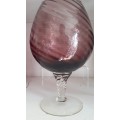 Lovely Purple Italian Glass Goblet Bowl/Vase