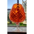 Vintage Stunning Orange Empoli Large 31cm High Bowl