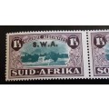 SWA- Double Overprint on 1 stamp,RARE,