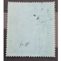 GREAT BRITAIN-1853 1 Penny Light Blue Revenue, Blued Paper