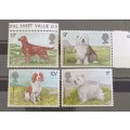 GB-1979,Dogs,SG1075-1078(MNH)
