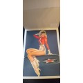 FOR THE BOYS-BOOKLET WITH 30 PIN-UP POSTCARDS,UNUSED