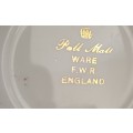 VINTAGE DECORATIVE PLATE PALL MALL WARE F.W.R ENGLAND