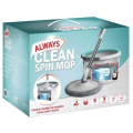Always Clean Microfiber Spin Mop with Bucket