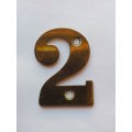 Metal House Number 2 (3.5cm x 5cm)