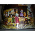 Jacobsens Bakery BAKER SHOP EMBOSSED Biscuit Tin collectable