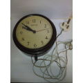 Vintage Electric Smiths Wall Mounted Clock (Rare, Tested & Working)