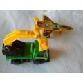 Toy Lot (Heavy Construction Vehicle + F-15 Aeroplane)