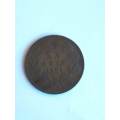 1884 Portugal 20 Reis Bronze coin