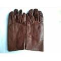 A Pair of Lady Brown Leather Gloves (English make)