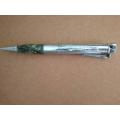 Vintage Ronson Lighter Mechanical Pencil Combo Green Marble