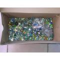 Box of marbles - weighs under 3kg and Marble bags