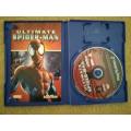 Ultimate Spider-Man PS2 disc and manual