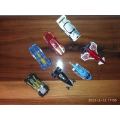 Model vehicles - 7 Mattel vehicles cars