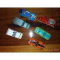 Model vehicles - 6 Mattel vehicles cars