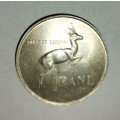 1967 Silver Rand Coin - Pregnant Springbuck