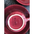 Willsgrove Pottery 4x Teacups And 4 Saucers