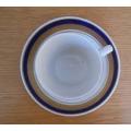 HUGUENOT FINE CHINA Demi-tasse coffee cup and saucer (South African)