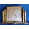 Decorative Art Deco brass mantel clock