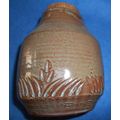 Liebermann pottery jar with cork lid (South African)