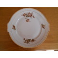 Kobenhavns Porzellain Maleri (KPM) - antique hand decorated cake plate (Denmark)