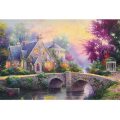 Fairyland Bridge Jigsaw Puzzles for Adults 1000 Piece, Adult Children Intellective Educational Toy