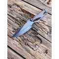 Stunning Hunting Blade With Wooden Finish Handle