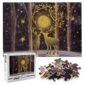 Deep Forest elk Jigsaw Puzzle 1000 Pieces for Adults