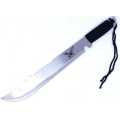 STAINLESS STEEL EAGLE MACHETE WITH POUCH