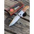 BOKER Quality Wooden Flip Blade