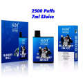 2500 Puffs R&M Mini Disposable Vape 7ml E-Liquid - Blueberry On Ice