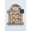 Small Wooden Indian Rajasthani Jharokha Art Wooden Wall Hanging Window Type Photo Or Picture Frame