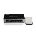 5 Port HDMI Switch with IR Remote (with 3D and 4K Support)