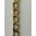 9ct SOLID GOLD THICK CHAIN 43.2 GRAMS , 59CM LONG