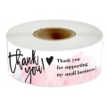Thank you Stickers rolls of 50