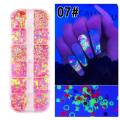 Neon and Reflective nail art sequin