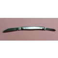 Stainless 'Mother-of-pearl-like-handle' double blade dainty Pocket Knife