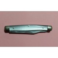 Stainless 'Mother-of-pearl-like-handle' double blade dainty Pocket Knife