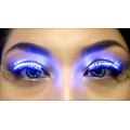 Interactive Led Eyelashes Ideal for Teen Parties, Clubbing Blue