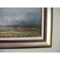 BARBARA PLONER  OIL PAINTING  "APPROACHING STORM"