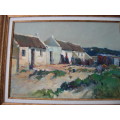 Titta Fasciotti  Oil Painting  `Arniston Cottages`