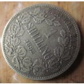 1892 ZAR 1 Shilling - Lowest Mintage ZAR Shilling - Cat. Value VF = R1500.00