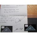 Cape Triangular 4d Deep Blue ***Genuine + Certificate***Scarce***