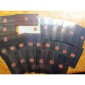 **R1 START** 25 X GB VICTORIA PENNY REDS ON CARDS - 1 BID FOR ALL