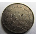 1897 3D - SCARCE - EXCELLENT DETAILS - LOW START