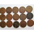 **CRAZY R1 START** 1940'S + 1950'S 1 PENNY LOT - 1 BID FOR ALL THIS